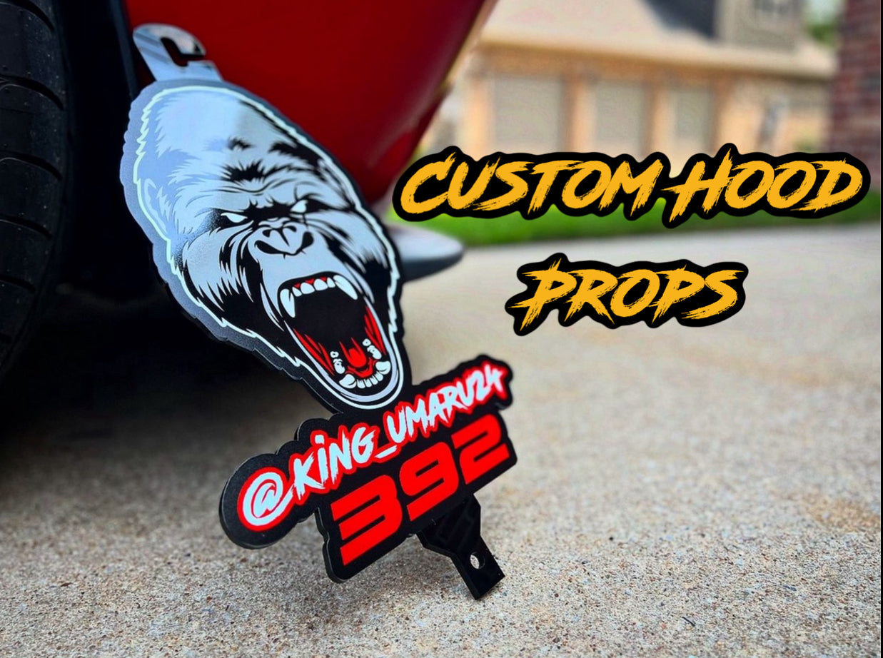 1 Custom Hood Prop OR Trunk Prop HALLOWEEN SALE 🎃