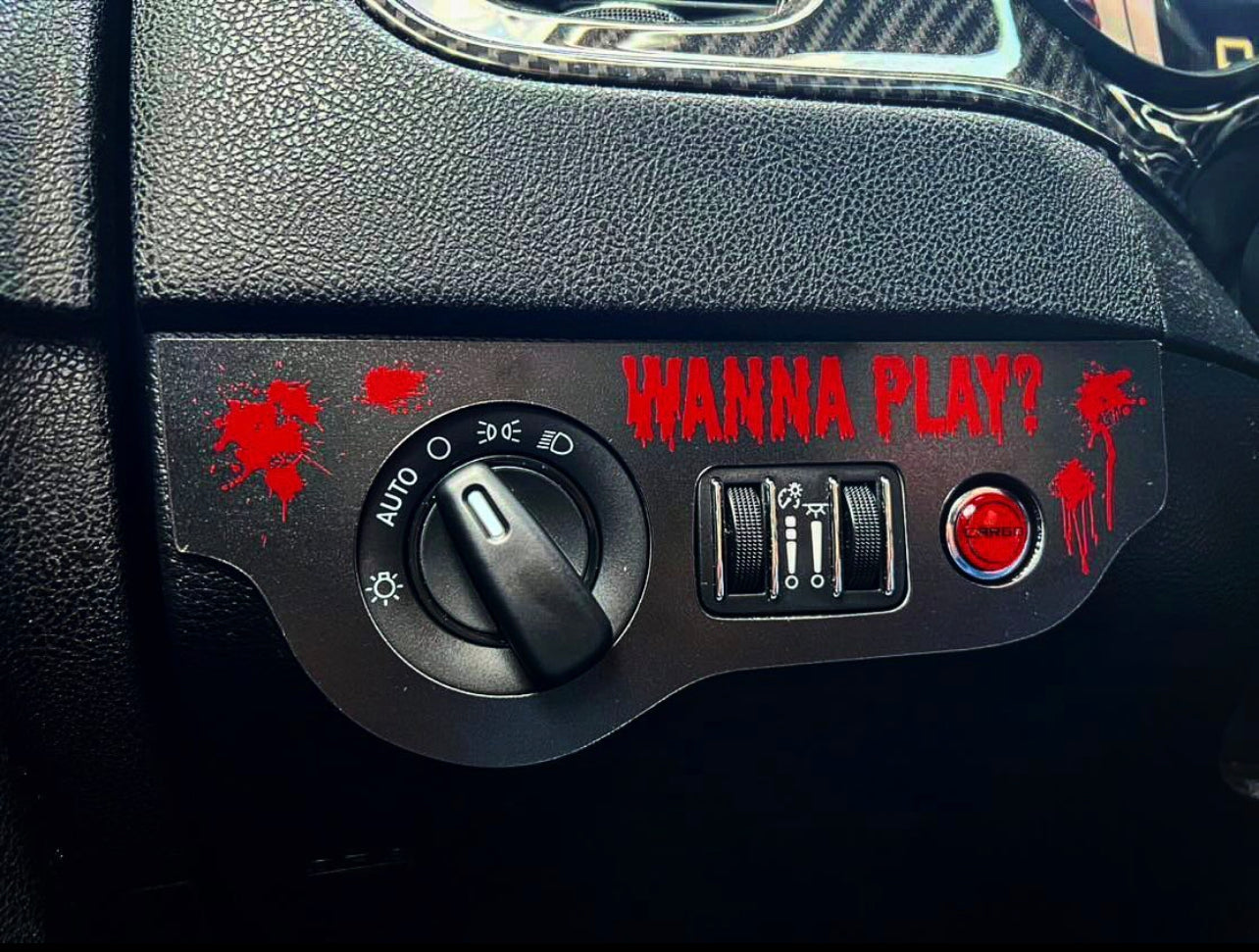 Custom Headlight Switch Cover