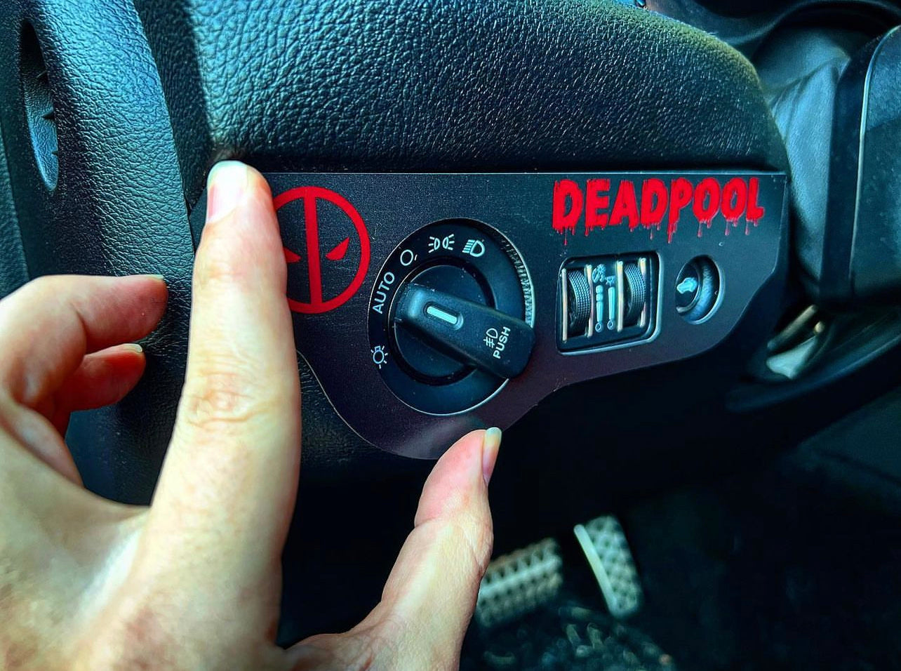 Custom Headlight Switch Cover