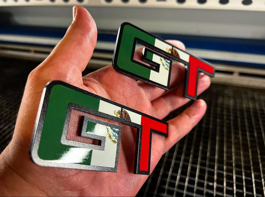 GT Mexico Flag Badges