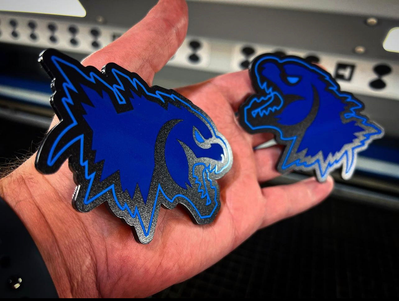 Blue Godzilla Solid Version (2 Badges)