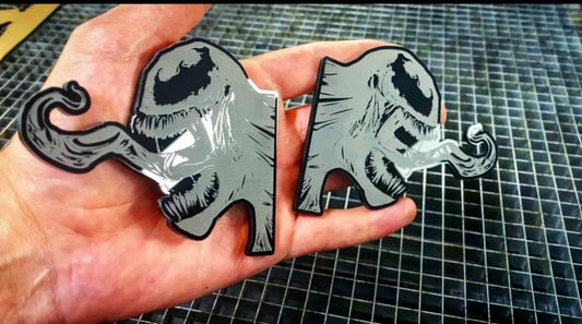 Venom/carnage V2 2 Badge Set - Forged Concepts