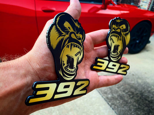 392 Gold Gorilla Badges