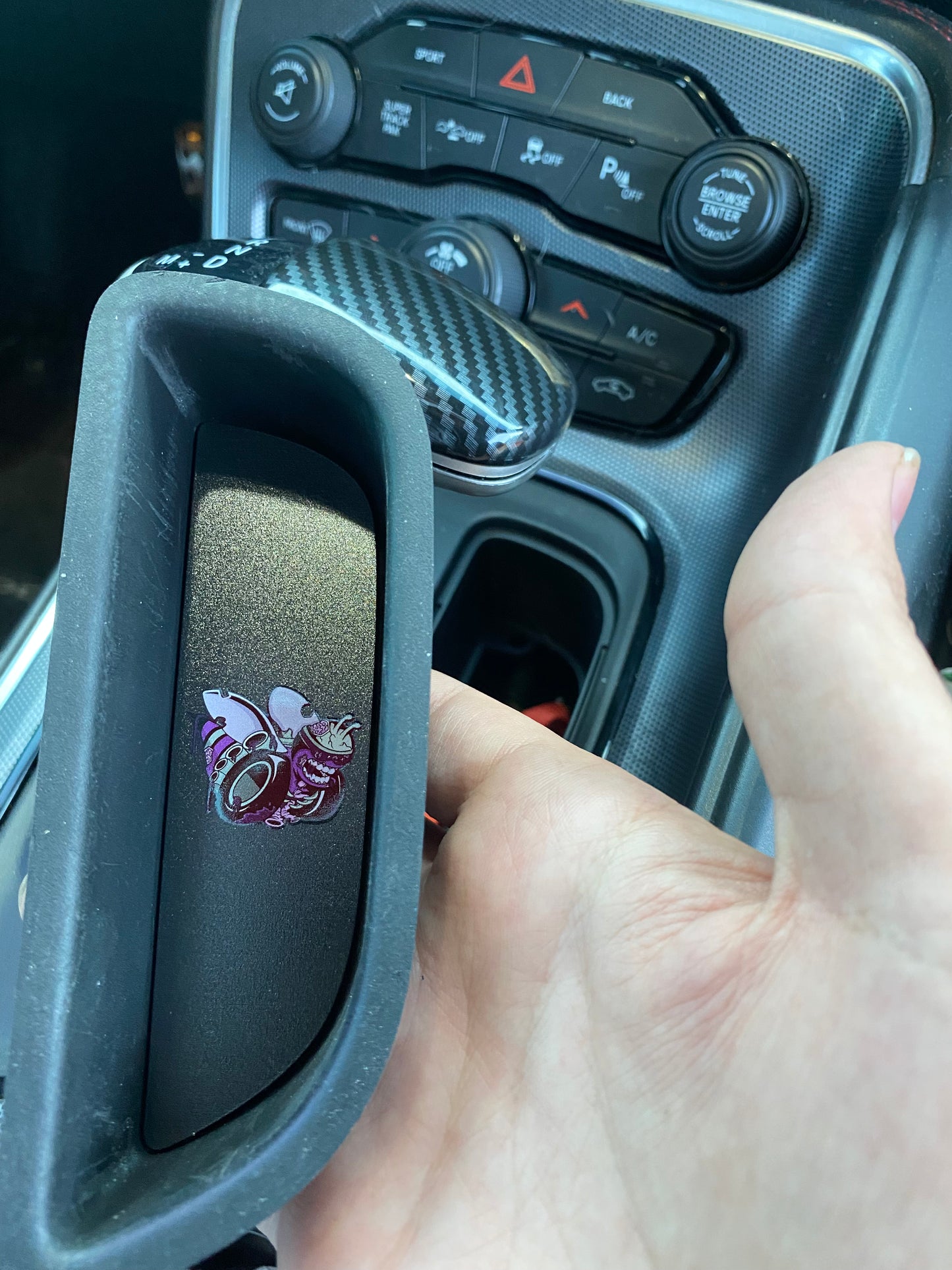 Custom Challenger Change Holder