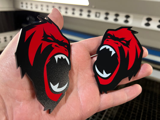 Ferocious Ape Badges (2 included)